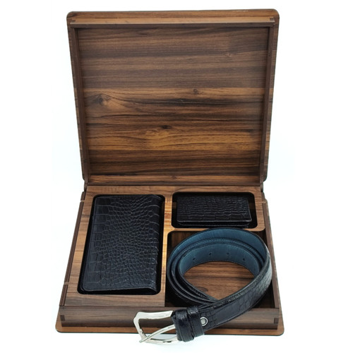 ست هدیه مردانه چرم تبریز