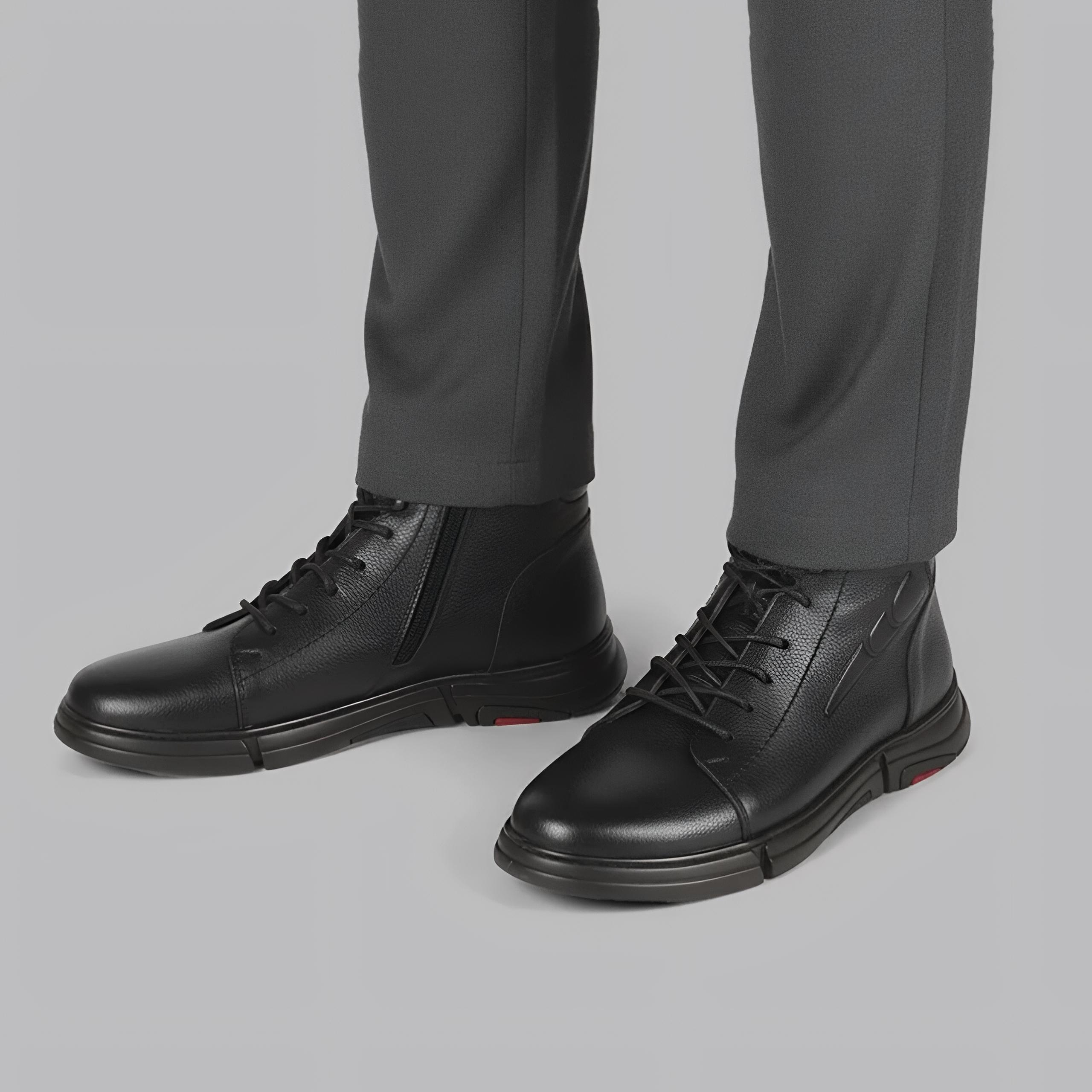 بوت و نیم بوت مردانه چرم طبیعی تبریز چرم ریوا چرم تبریز