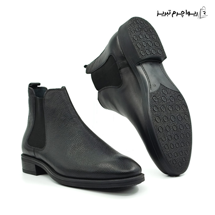 بوت چلسی مردانه چرم تبریز