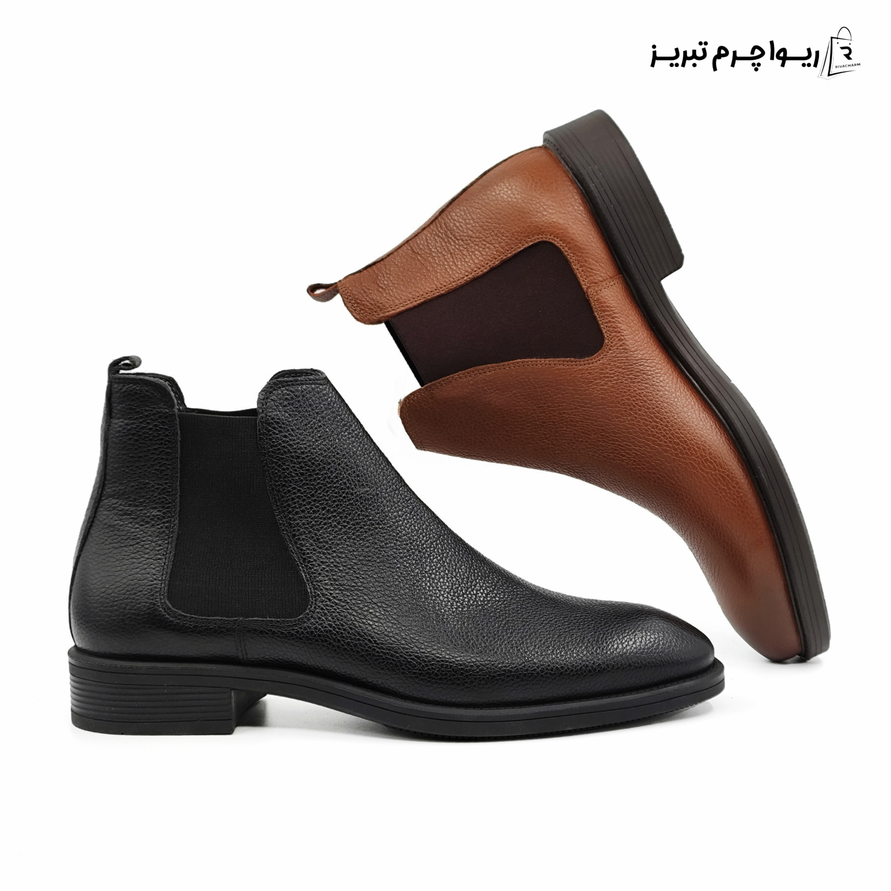بوت چلسی مردانه چرم تبریز