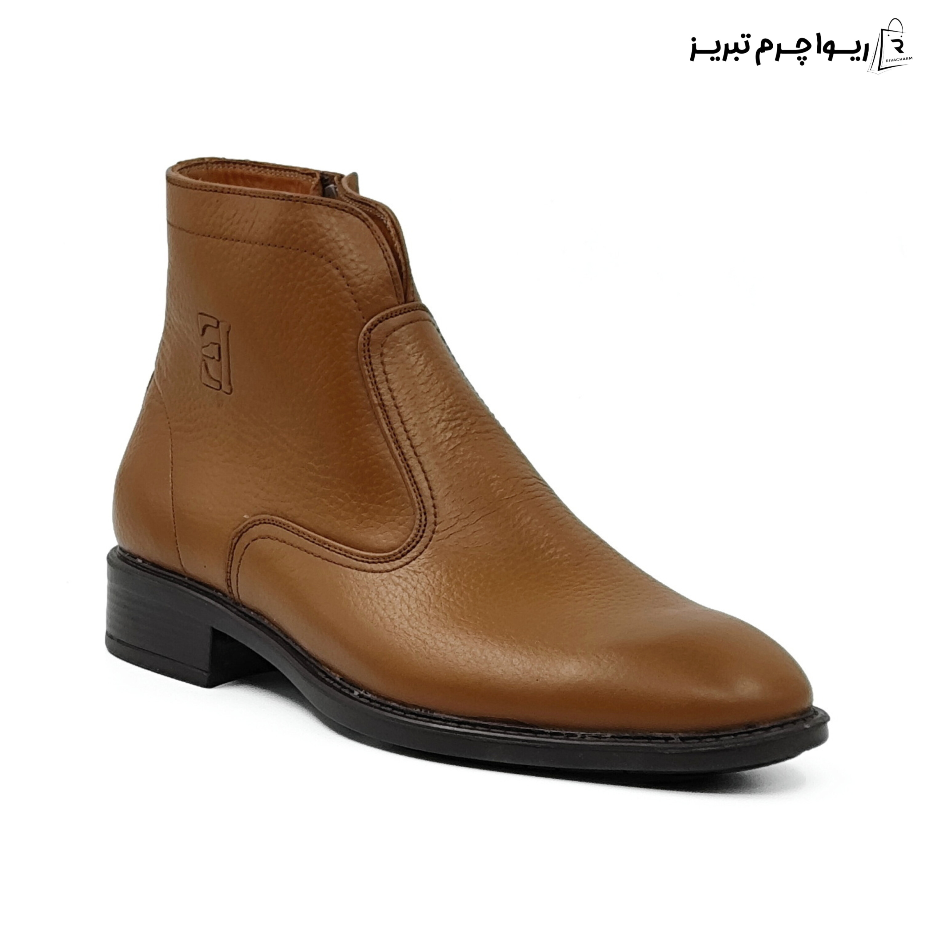 بوت مردانه چرم مدل چوکا بی بند