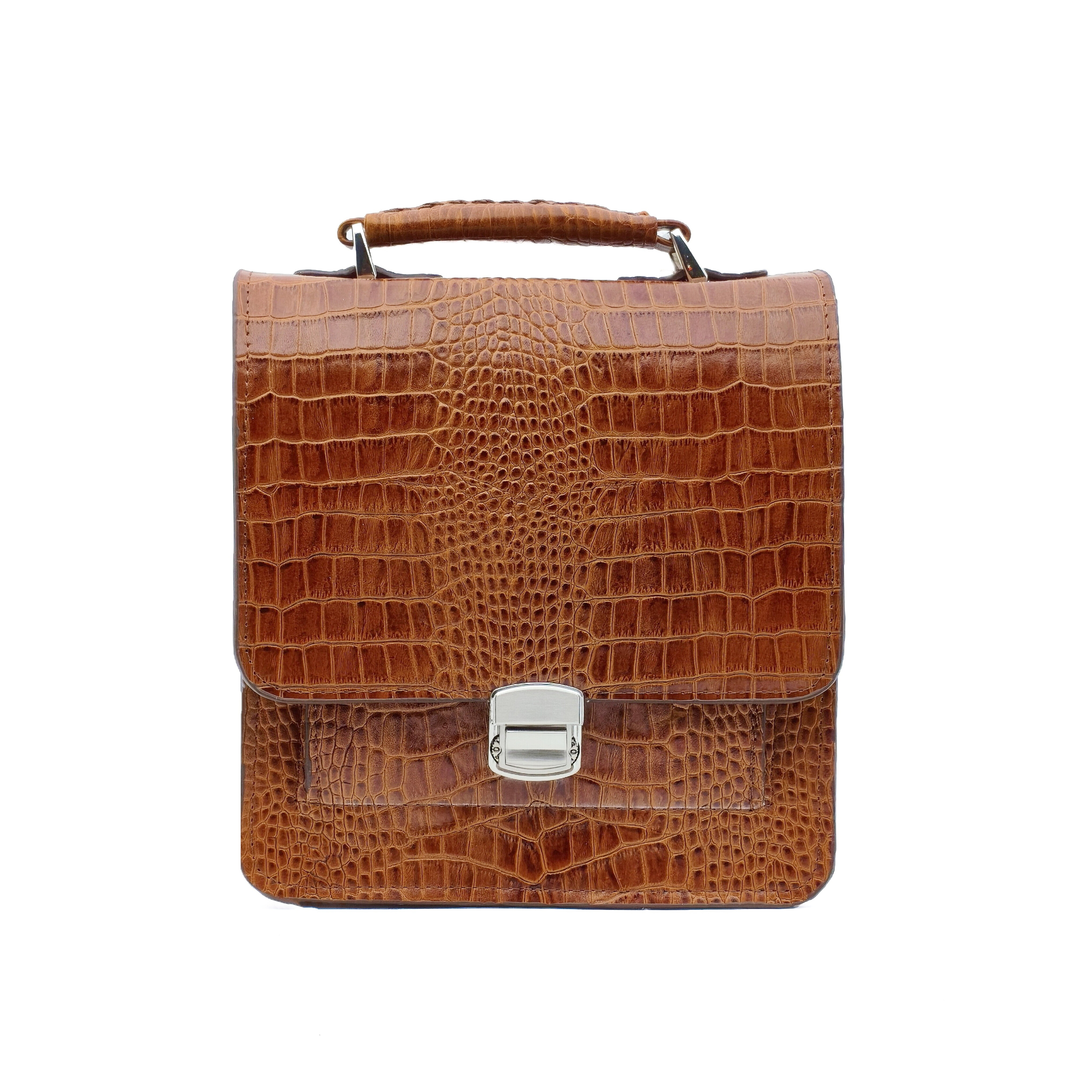 کیف دستی و دوشی چرم ریواچرم تبریز مدلnimsezar