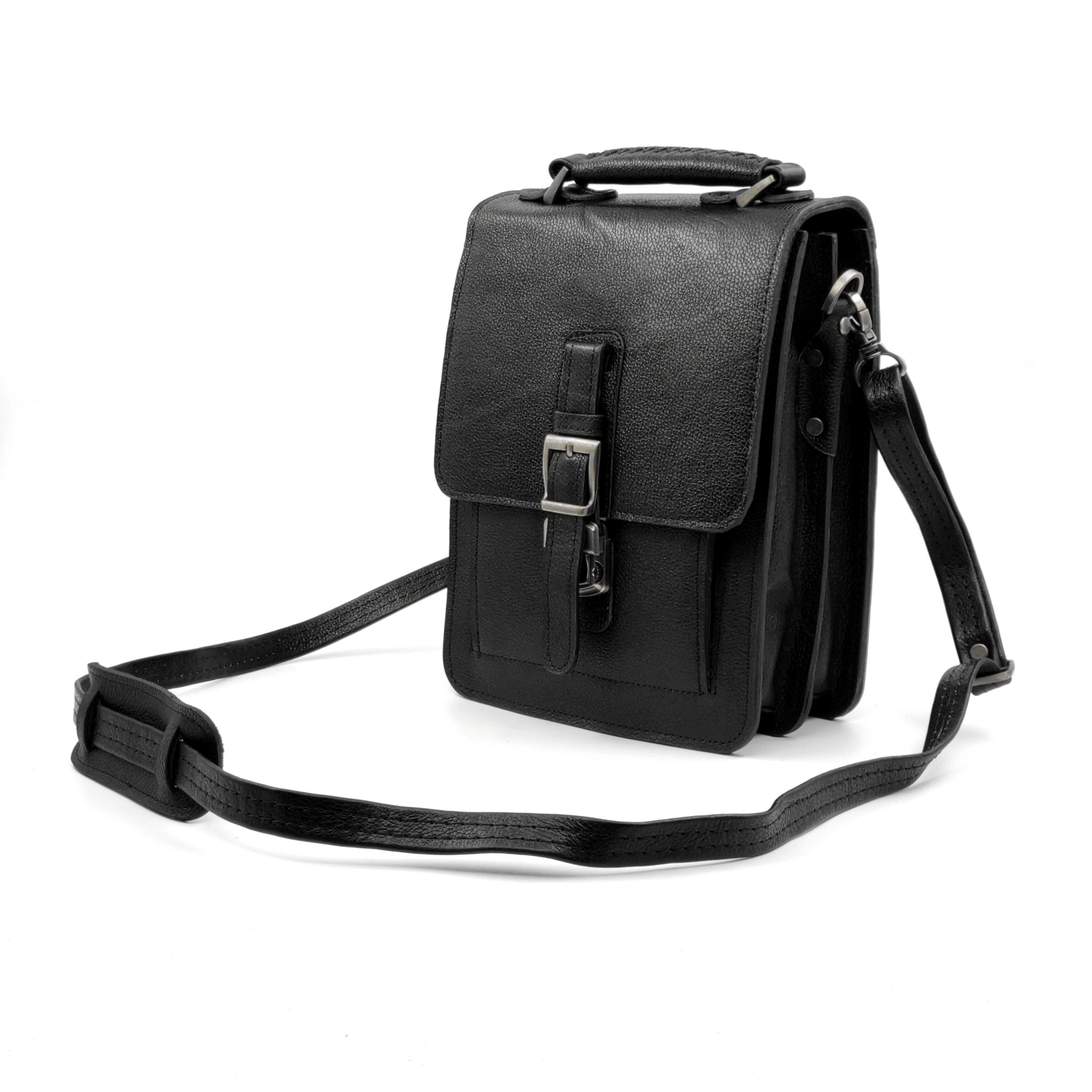 کیف دستی و دوشی چرم ریواچرم تبریز کد d20 سایز بزرگ