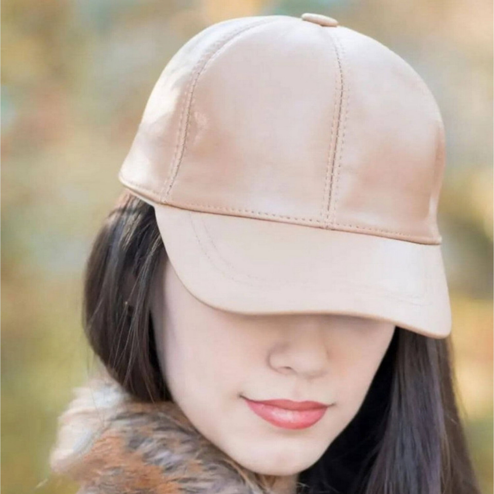 کلاه کپ چرم طبیعی گوسفندی چرم تبریز