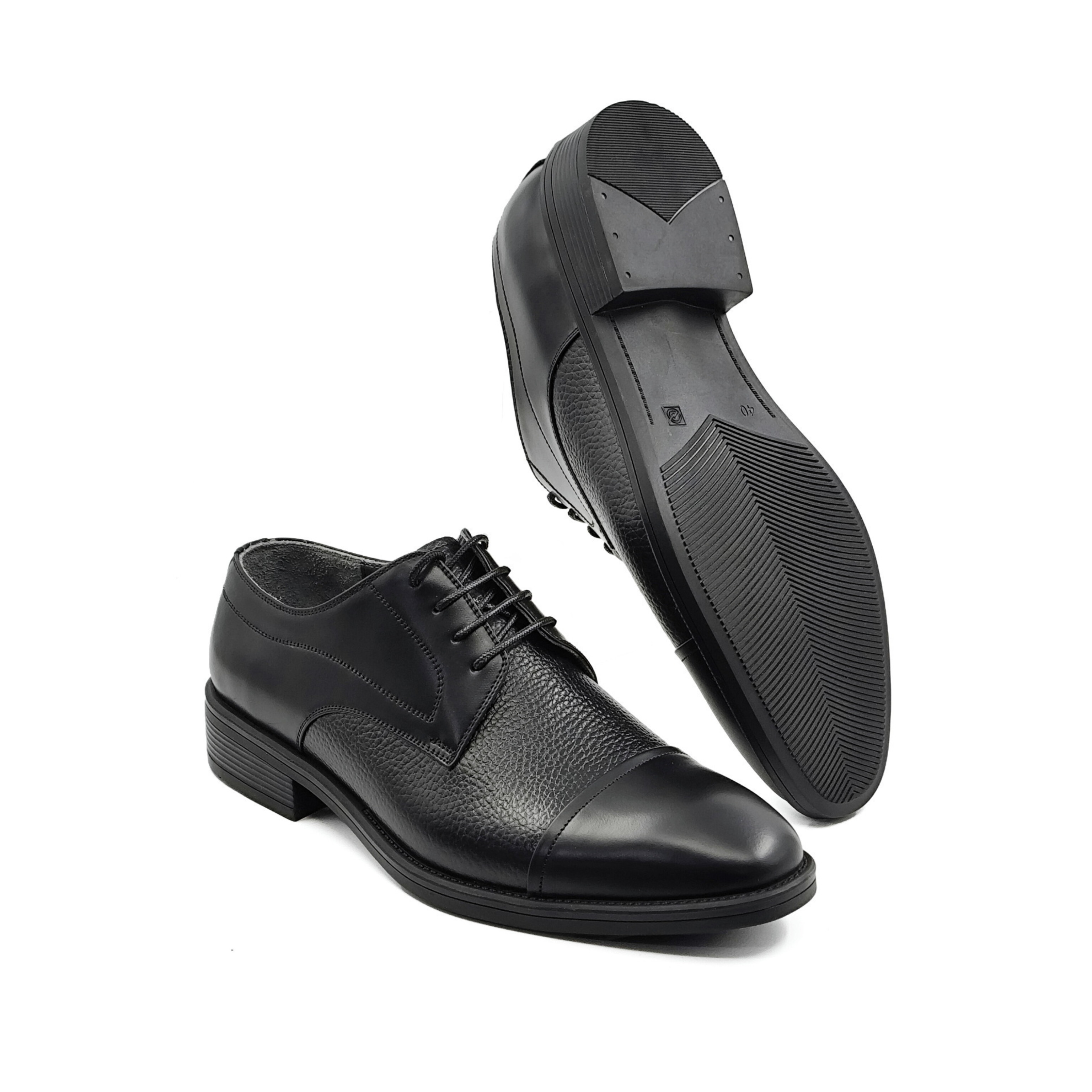 کفش مجلسی مردانه چرم طبیعی ریواچرم تبریز