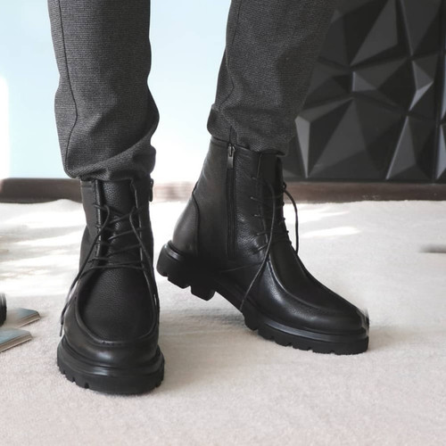 بوت چرم مردانه ریوا چرم تبریز کژوال اسپرت