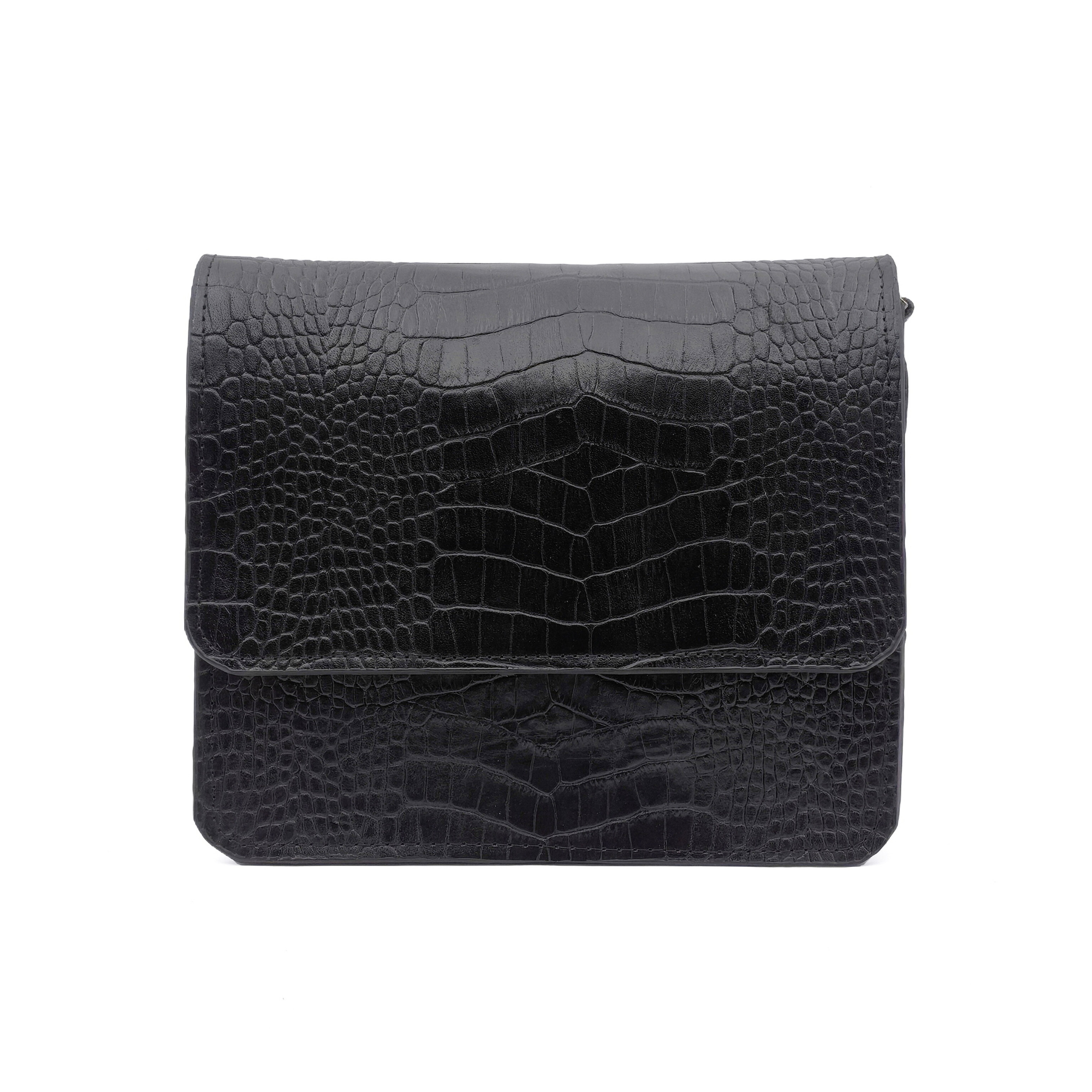 کیف دوشی زنانه چرم ریواچرم تبریز مدل نیلوفر