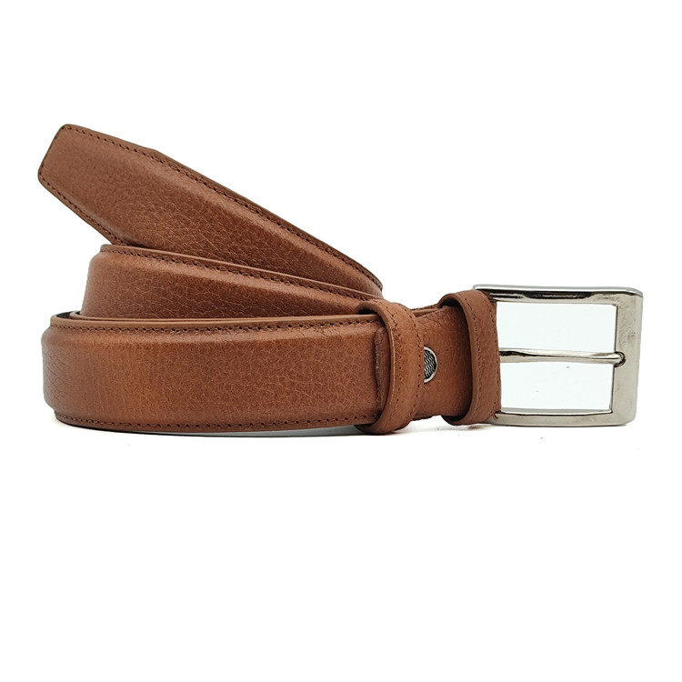 کمربند مردانه چرم گاوی چهار لایه ریوا چرم تبریز